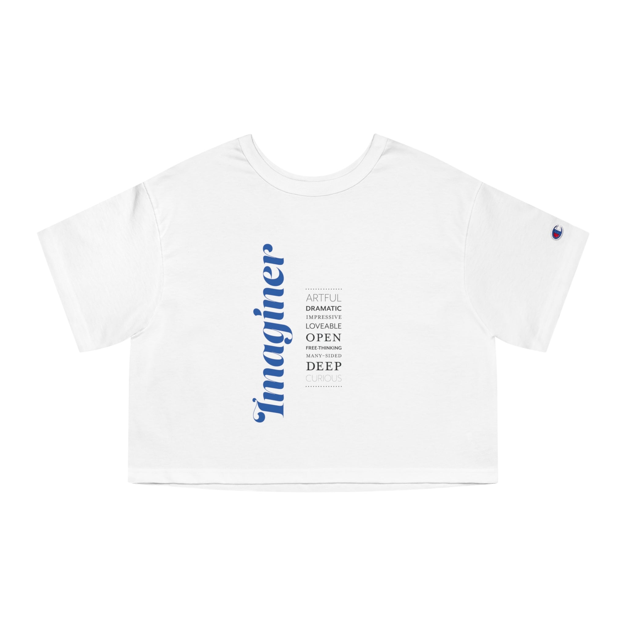 Imaginer - Adult Cropped Champion® Tee