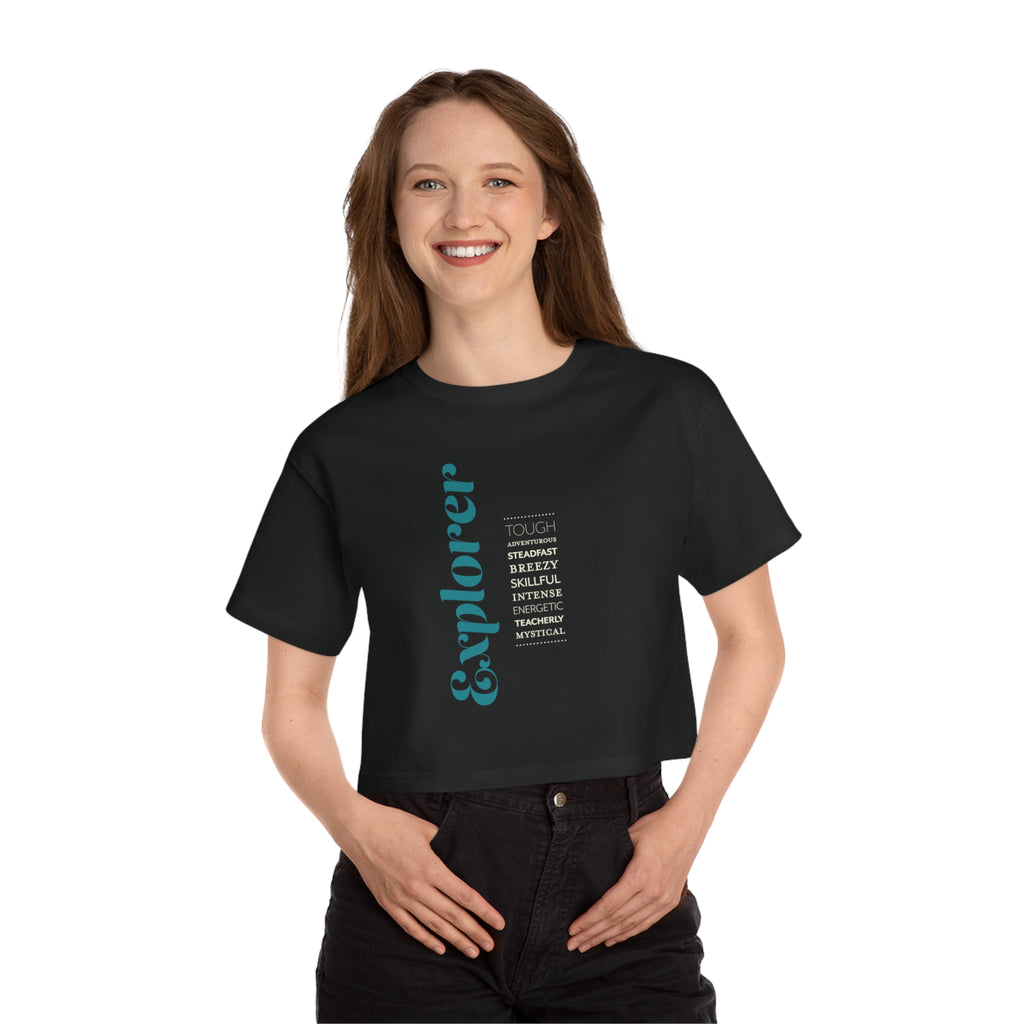 Explorer - Adult Cropped Champion® Tee